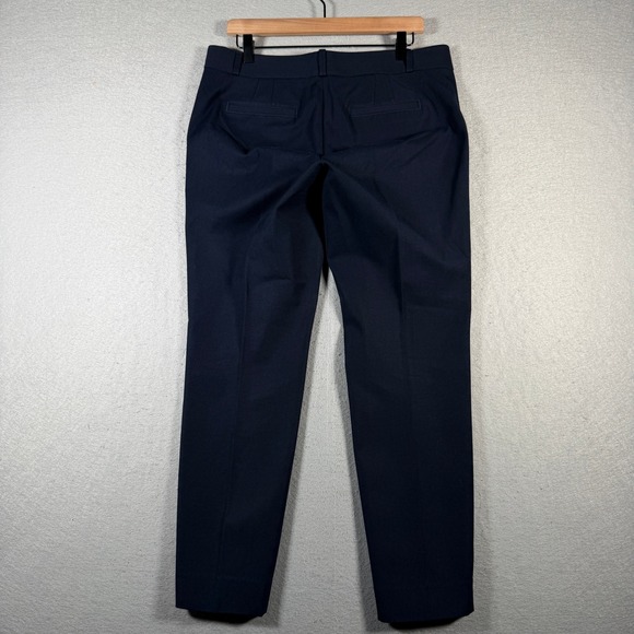 Banana Republic Sloan Navy Blue Straight Leg Career Pants Women's Size 10 - Picture 2 of 12